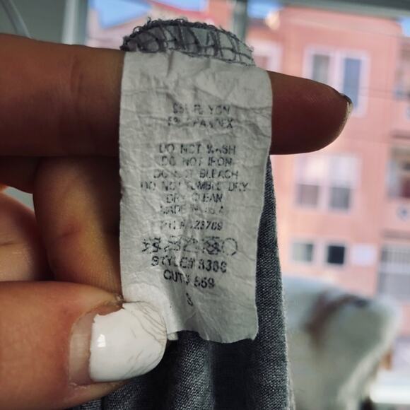 3/$20 FOREVER 21 Grey Gray Strappy Open Back Asymmetrical Tunic Tank Top Shirt S - Picture 7 of 7